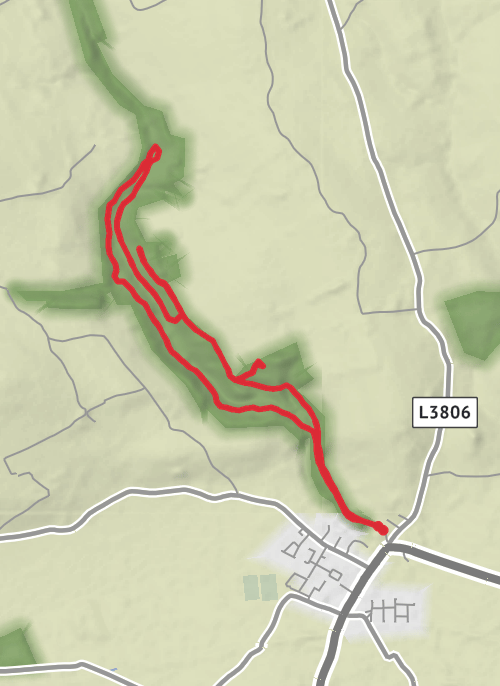 Hike on Killeagh with Thaiz mobile static map