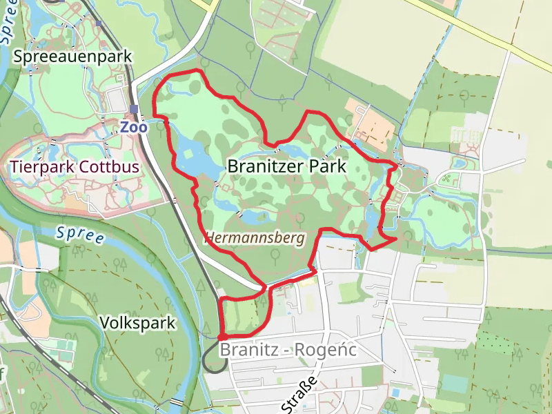 Pyramidensee, poetenhuegel and Schwarzer See Loop