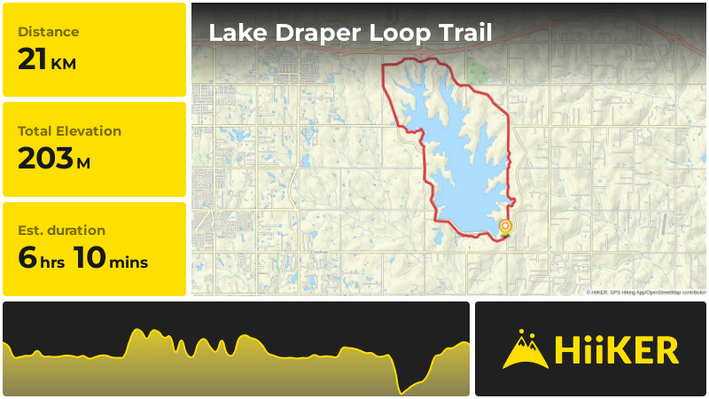 Lake Draper Loop Trail | Oklahoma County | Oklahoma
