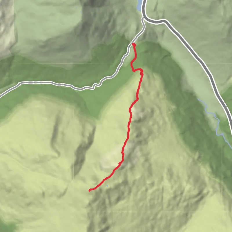 Hike from Argyll and Bute mobile static map