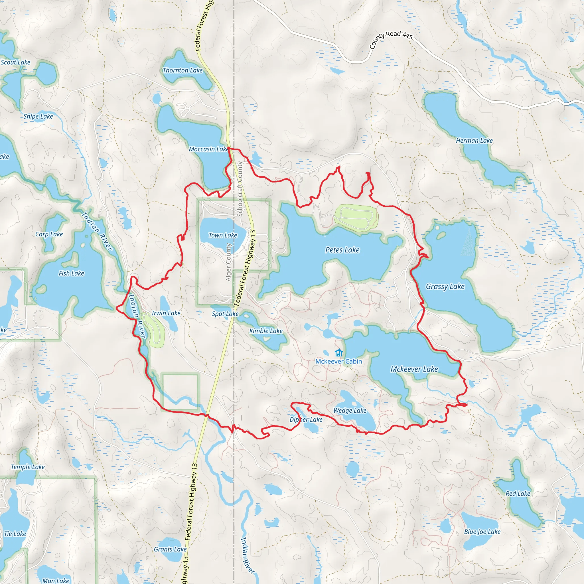Bruno's Run Loop mobile static map