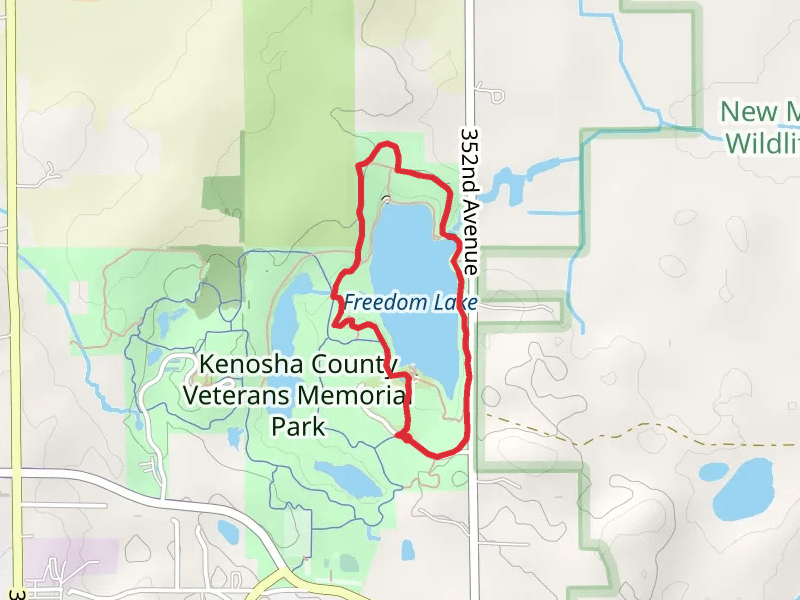 Freedom Lake Red Loop Trail