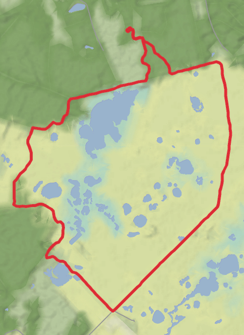 Hike from Dwingeloo mobile static map