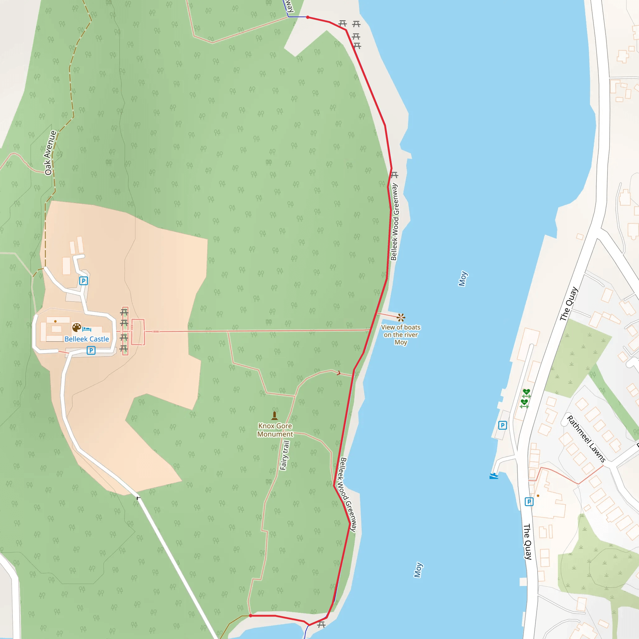 Belleek - Multi Access mobile static map