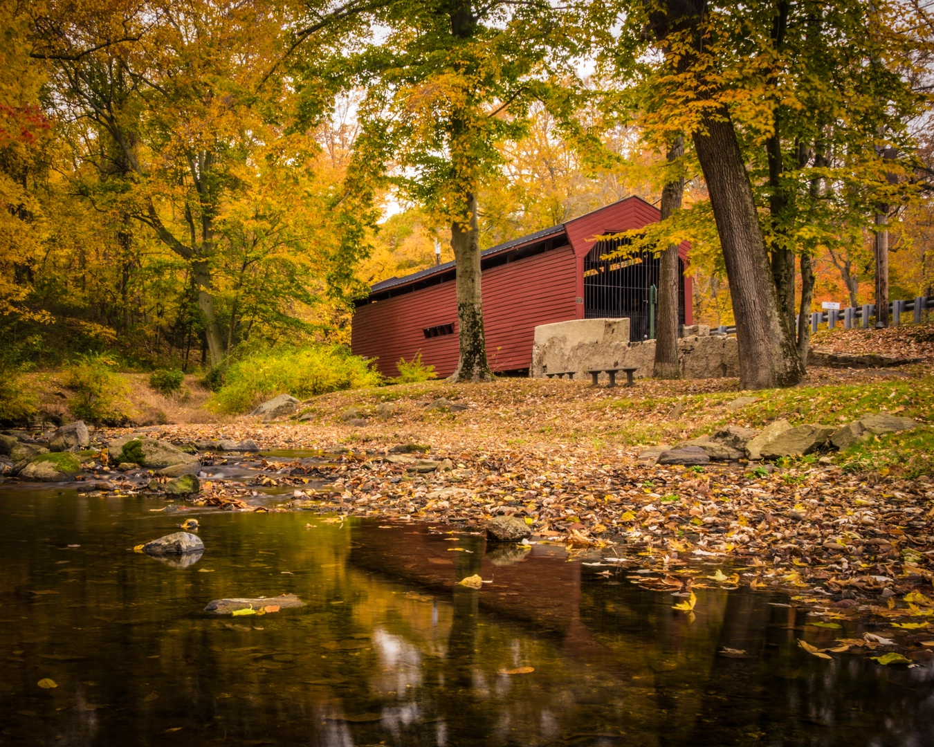 An image depicting the trail Crum Creek from Wallingford Road and its surrounding area.
