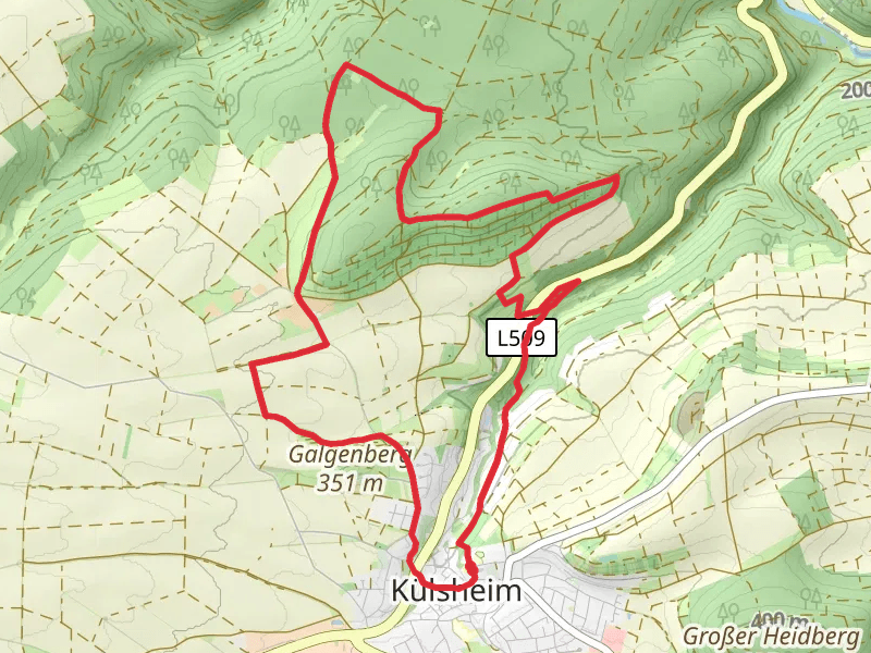 Külsheim Loop via Galgenberg
