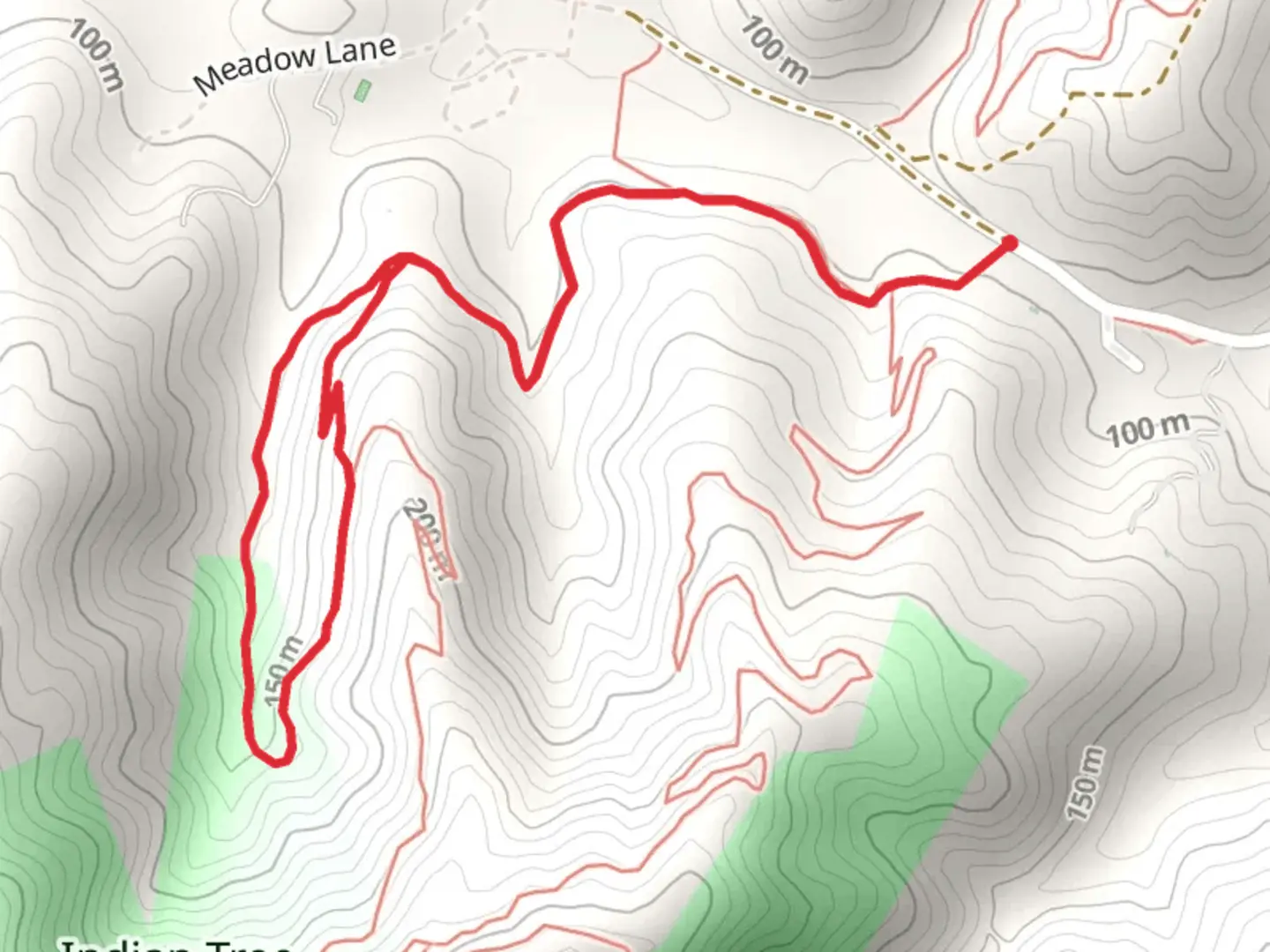 An image depicting the trail Upper Meadow and Deer Camp Loop Trail and its surrounding area.