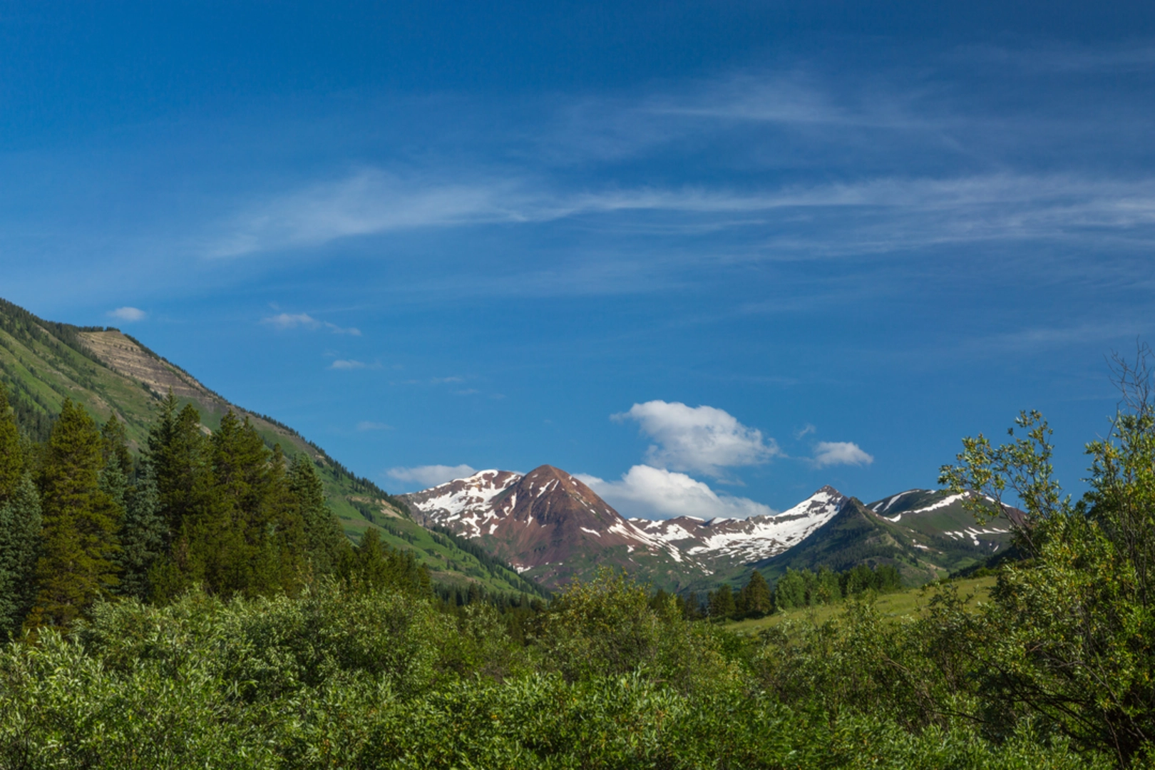 An image depicting the trail Oh-Be-Joyful Trail and its surrounding area.