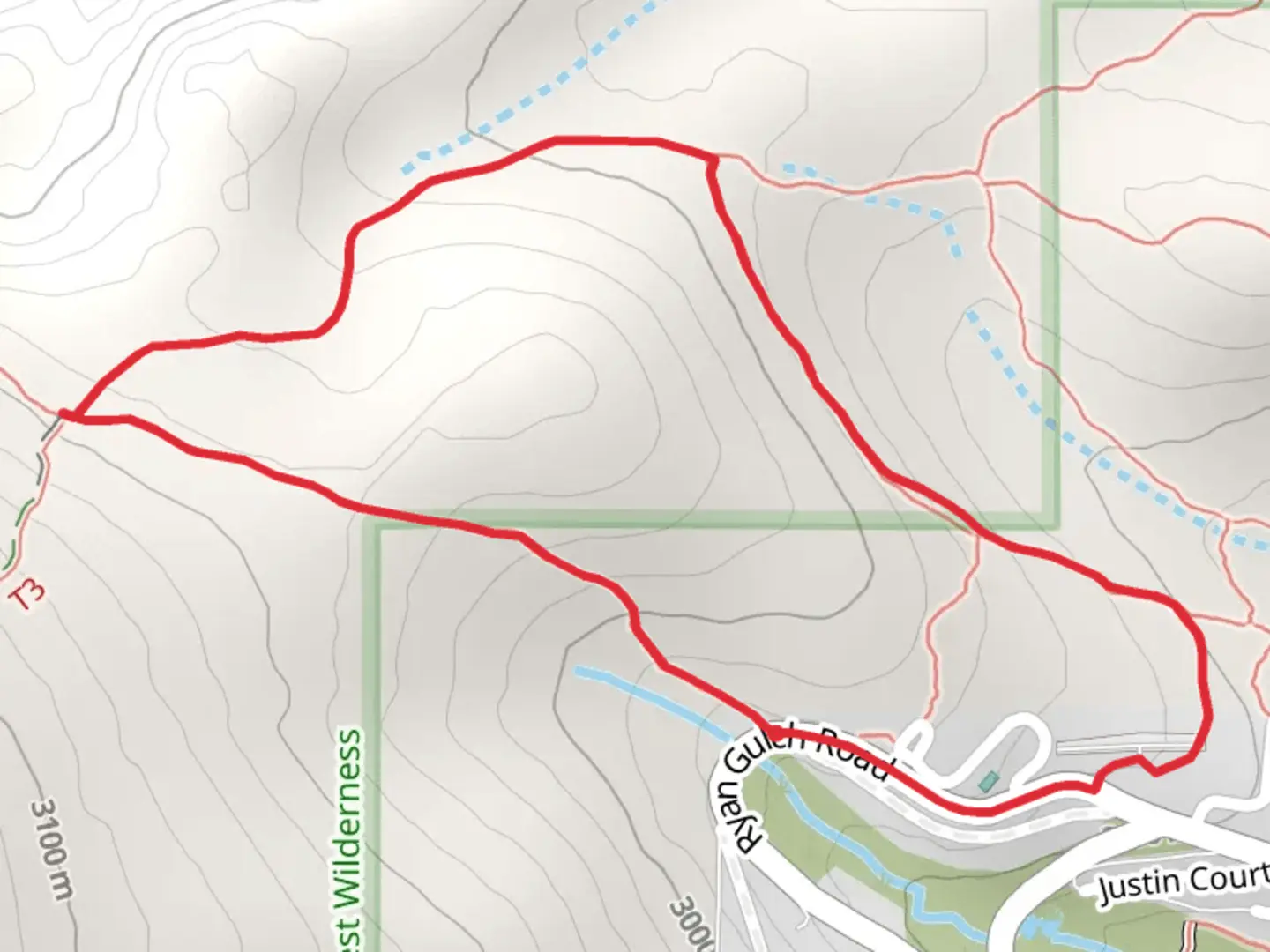 An image depicting the trail Royal Buffalo - Buffalo Cabin Loop Trail and its surrounding area.