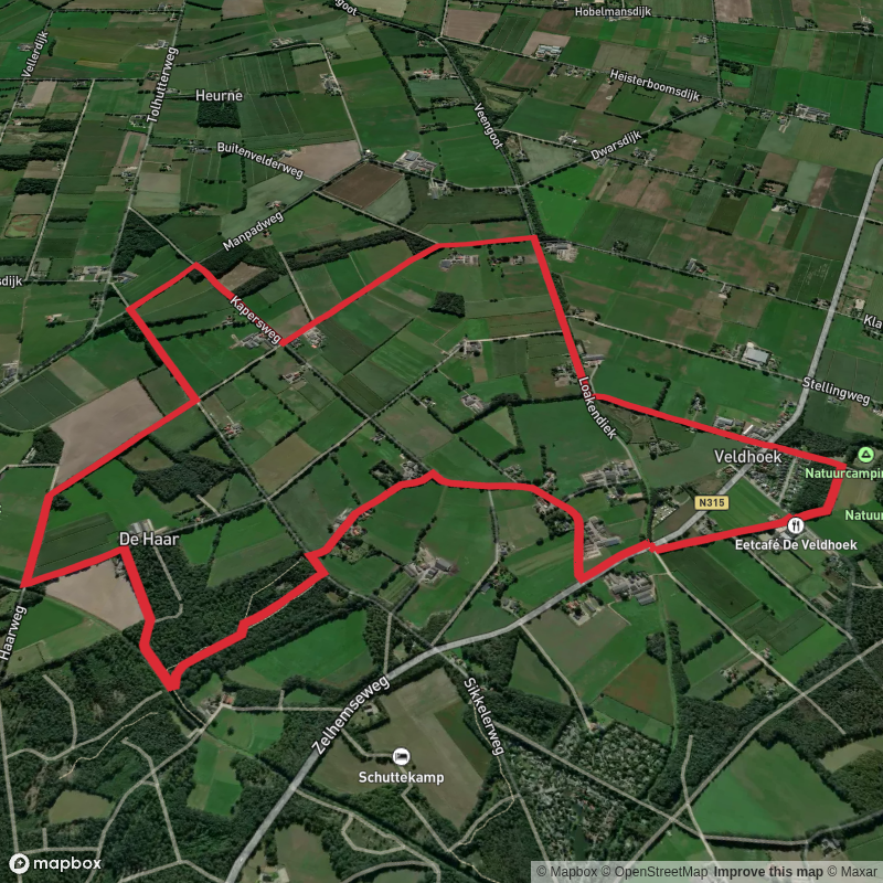 Klaverdijksbrug, Branderhorst and De Hoeve Loop