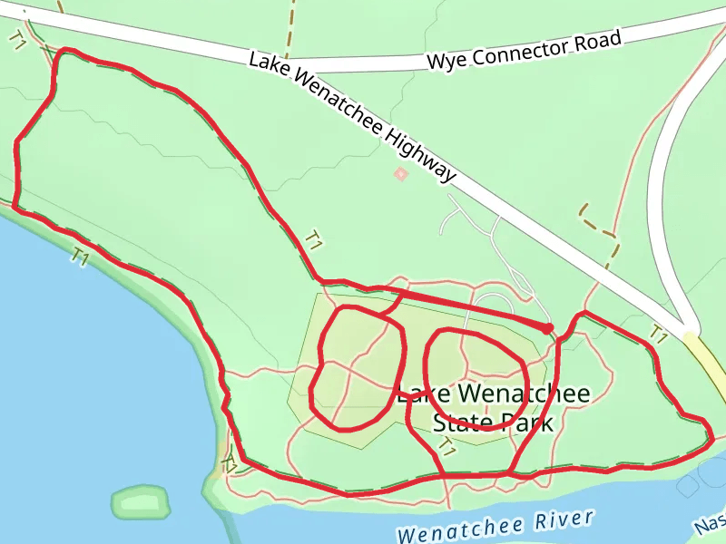 Lake Wenatchee State Park Loop