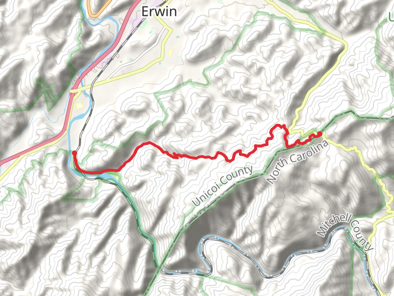 Appalachian Trail from Indian Grave Gap