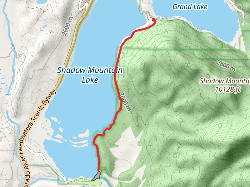 Shadow Mountain Lake via East Shore Trail