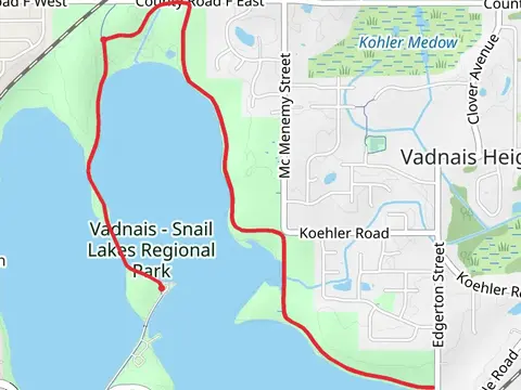 East Vadnais Lake Shore Walk