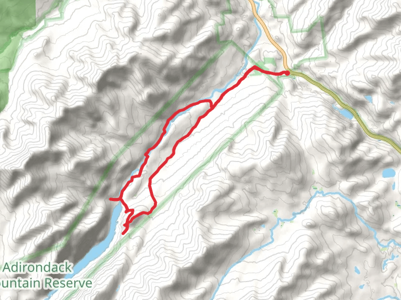Gill Brook, Indian Head Loop Trail from Ausable Club Golf Course