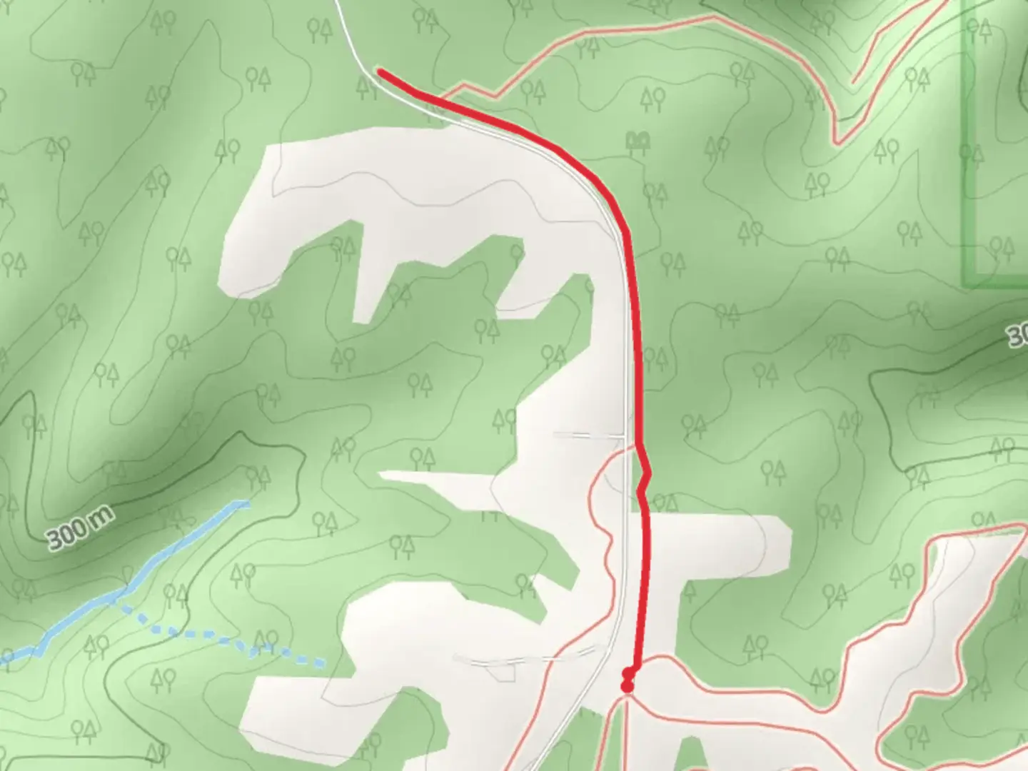 An image depicting the trail Walnut Springs Trail and its surrounding area.