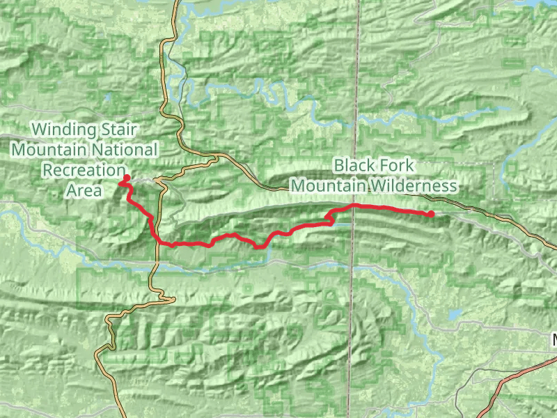 Ouachita Trail - Hikers Camp for Winding Stair Campground