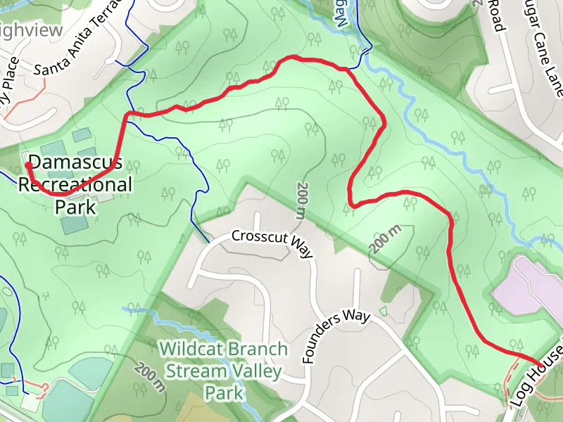 Damascus Recreationa Park - Seneca Creek Greenway Trail