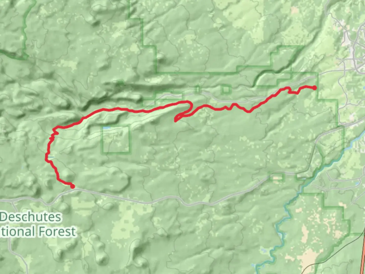 An image depicting the trail Swampy Lakes and Ben's Trail and its surrounding area.