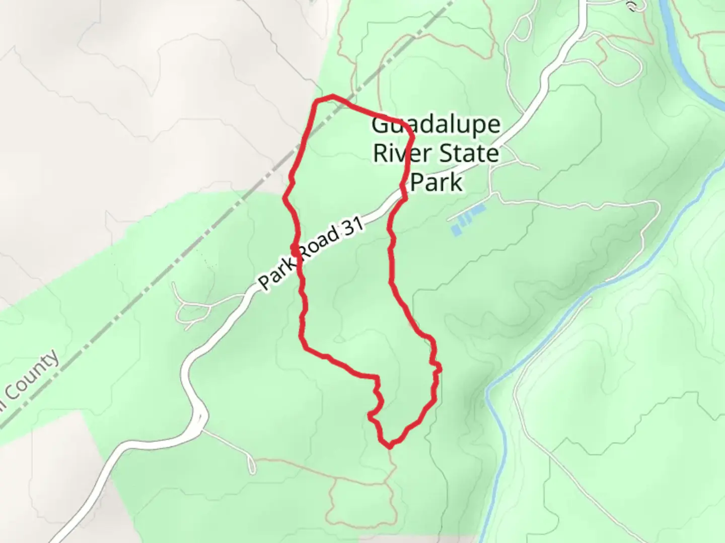 An image depicting the trail Painted Bunting Short Loop Trail and its surrounding area.