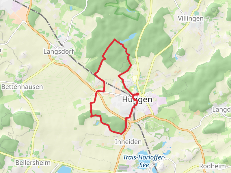 Drei Teiche via Hungen Rundweg Nordschleife