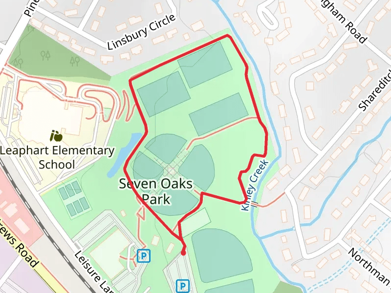Seven Oaks Park Loop