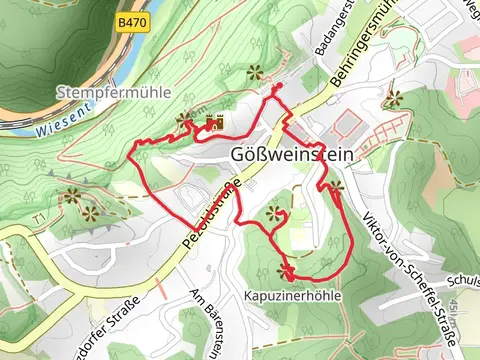 Kreuzberg and Gernerfels via Felsensteig