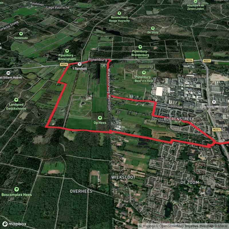 Boerenstreek and Wiekstoter Weg Westzijde