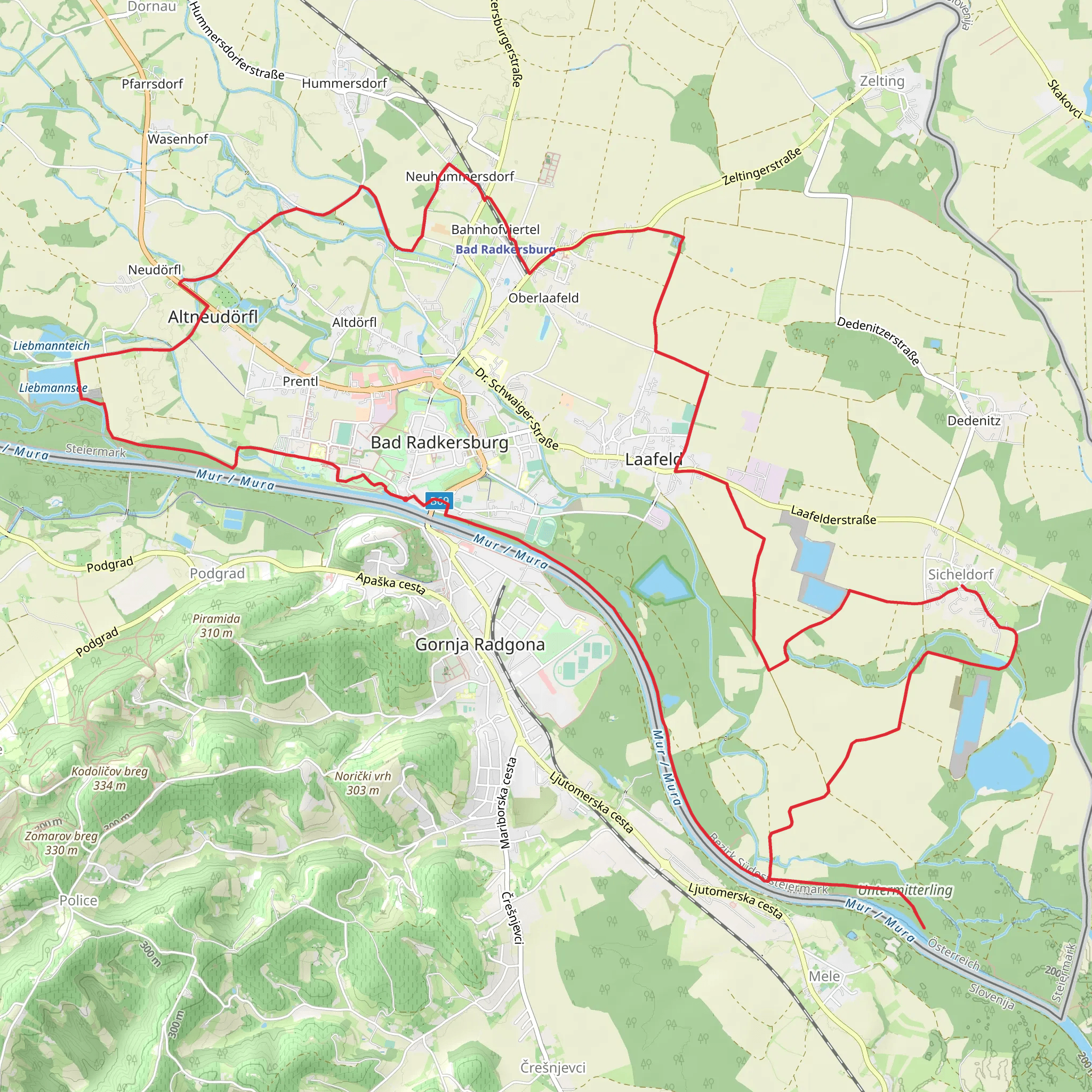 Wasserweg mobile static map