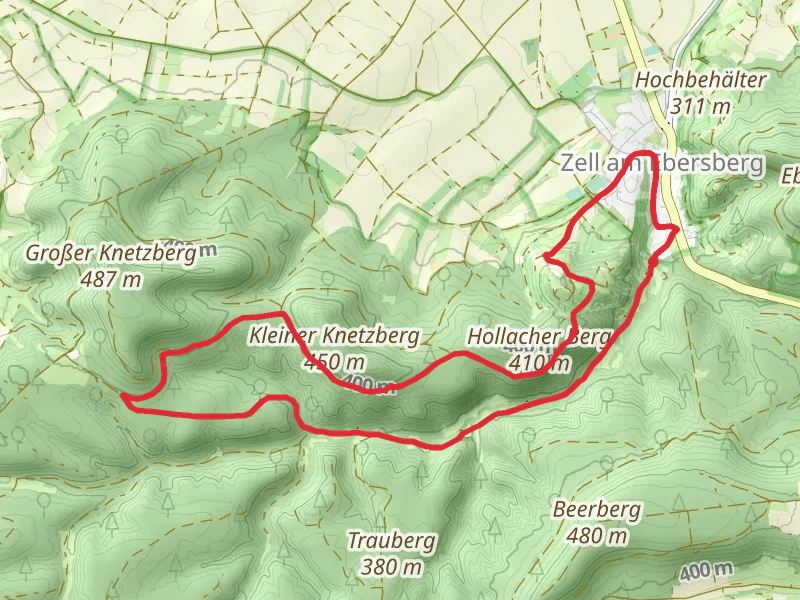 Hollacher Berg, Kleiner Knetzberg and Bohlgrund Loop