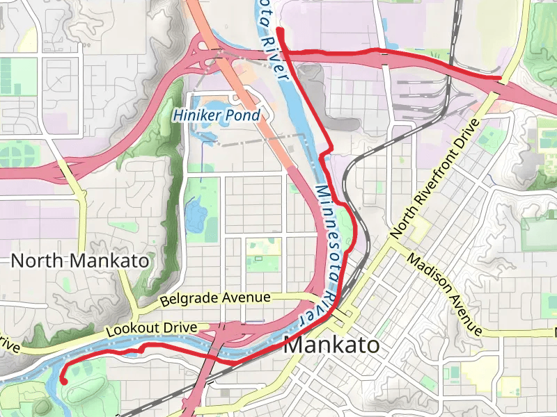 Minnesota River Trail - LeHillier