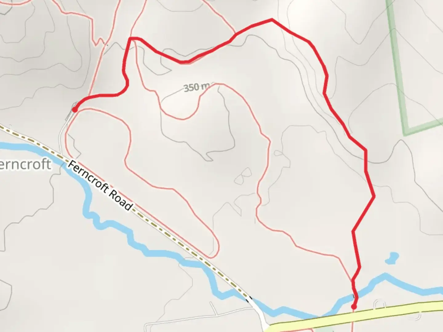 An image depicting the trail Gordon Path and its surrounding area.