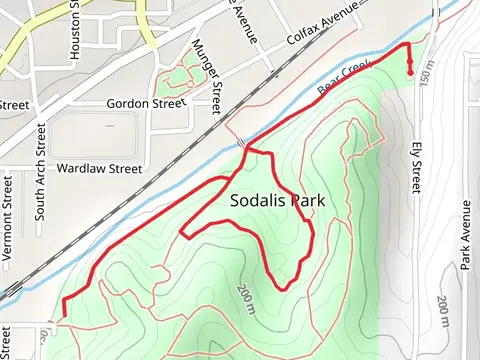 Bear Creek and Sodalis Trail