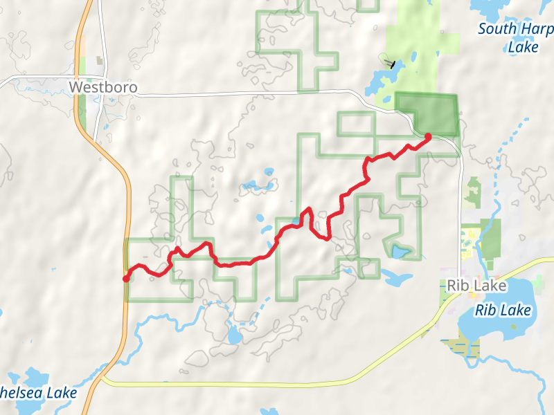Ice Age Trail and East Lake