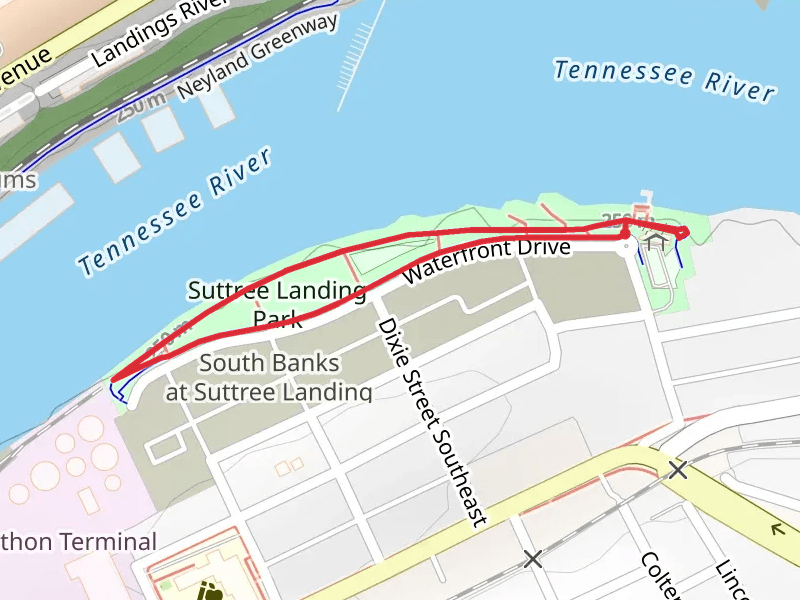 Suttree Landing Park Loop