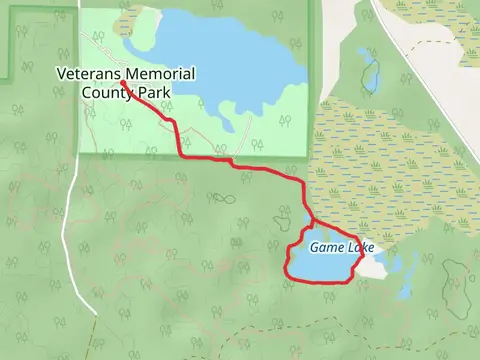 Game Lake Loop via Ice Age Trail