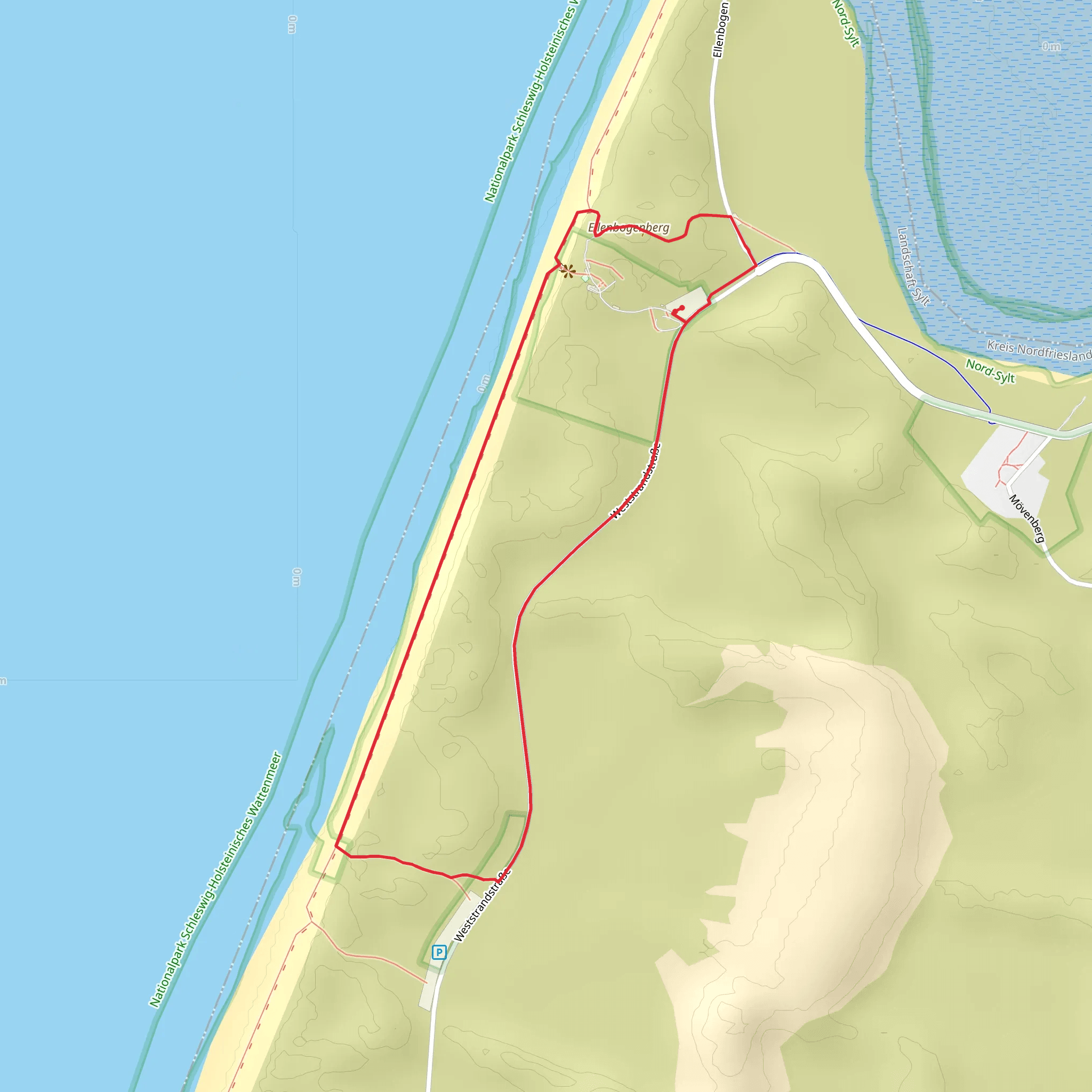 Ellenbogenberg Loop mobile static map