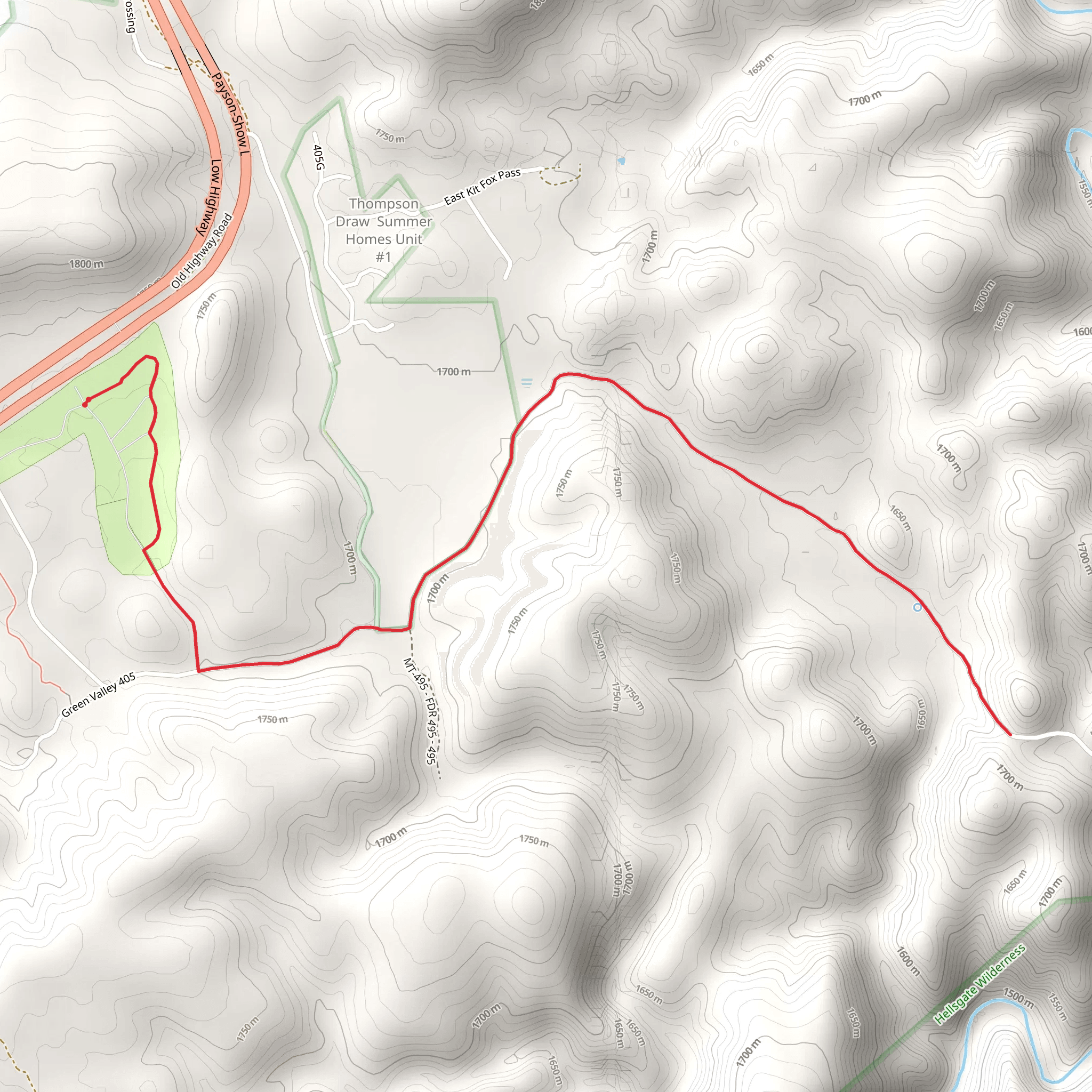 Bearhide Spring mobile static map