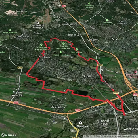 Panbos, Biltse Duinen, De Leijen and Hooge Kampse Plas Loop