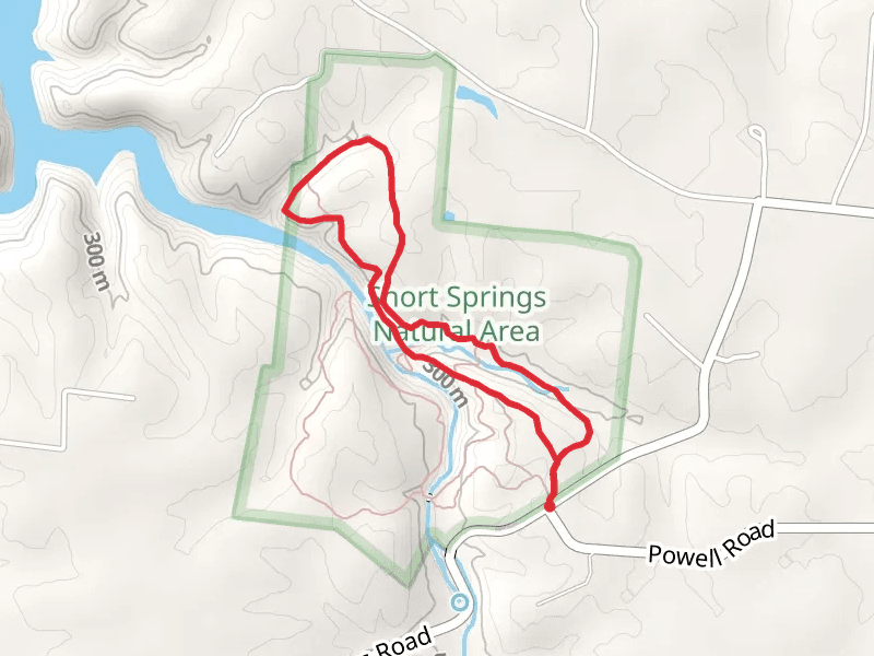 Machine Falls - White and Adams Falls Loop Trail