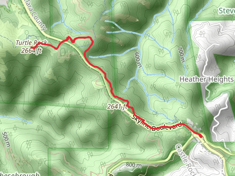 Turtle Rock via Saratoga Gap Trail