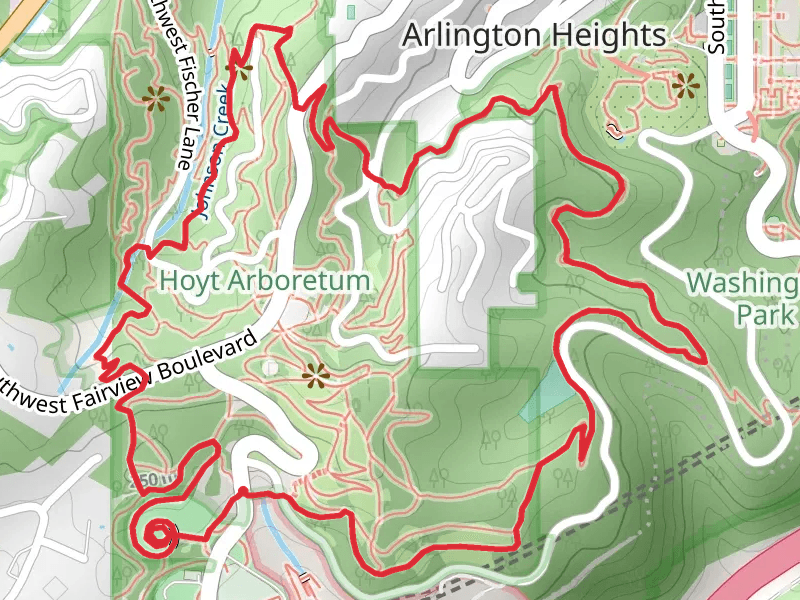 Overlook Trail, Wildwood and Redwood Loop Trail