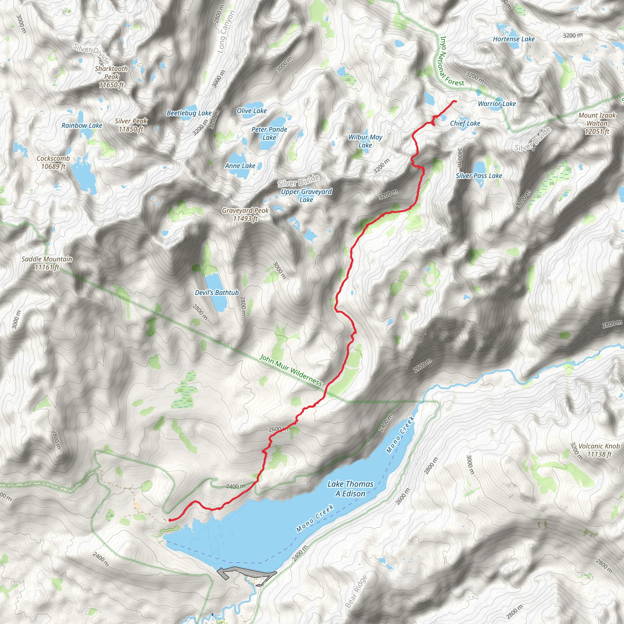 Goodale Pass via High Sierra Pack Station Trail | Fresno County | Cali