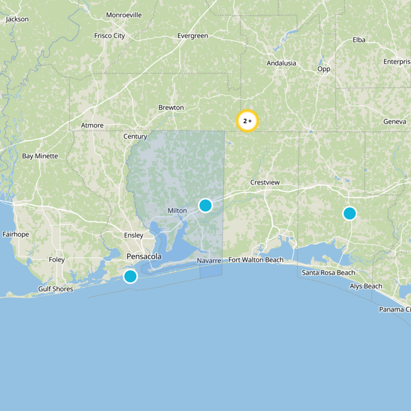 Santa Rosa County Static Map