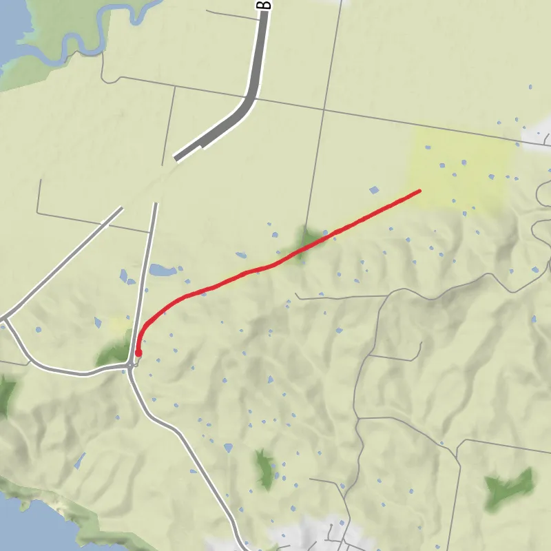 Hike from Bass mobile static map