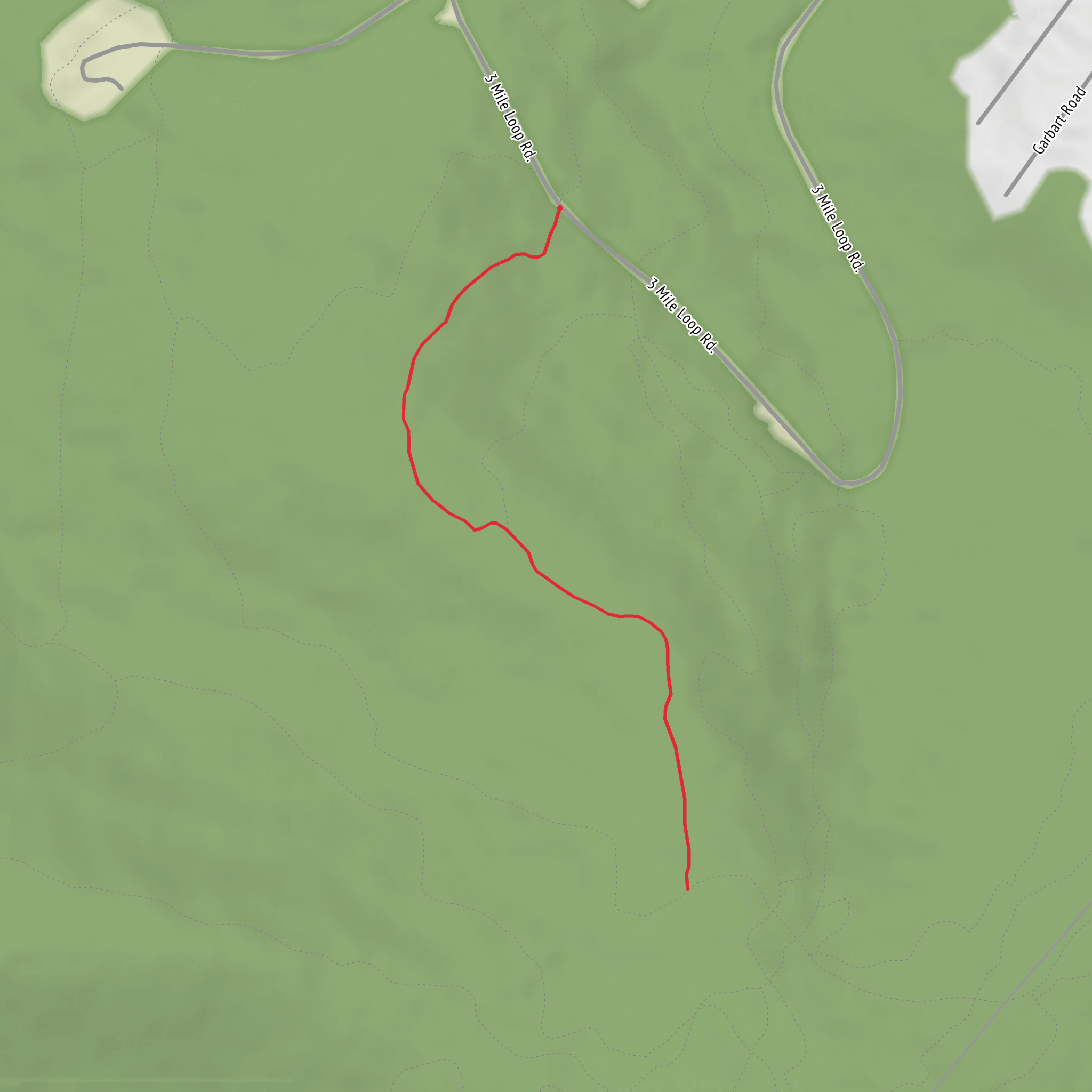Cannonade Short Cut - Moderate mobile static map