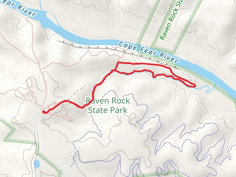 Little Creek and Raven Rock Loop Trail