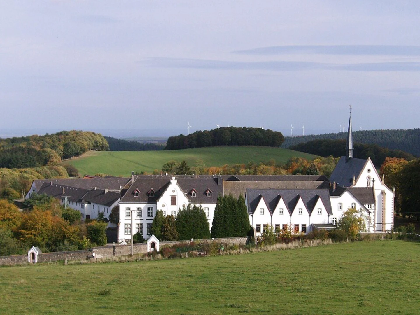 An image depicting the trail Heimbach Rundweg T5 and Wildnis Loop Trail and its surrounding area.