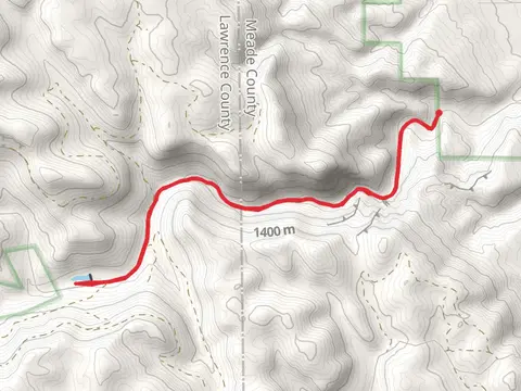 Dalton Lake from Little Elk Creek Road