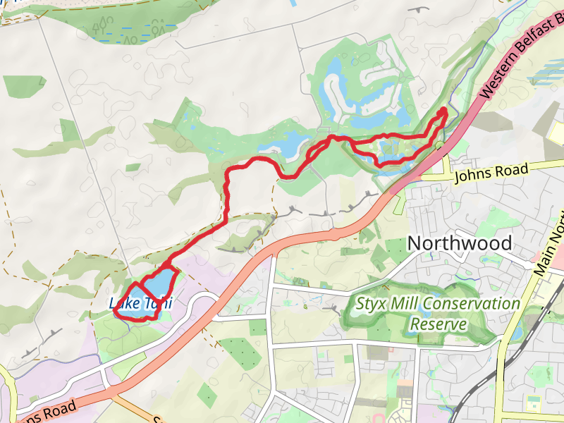 The Groynes to Roto Kohatu park to park circuit thumbnail